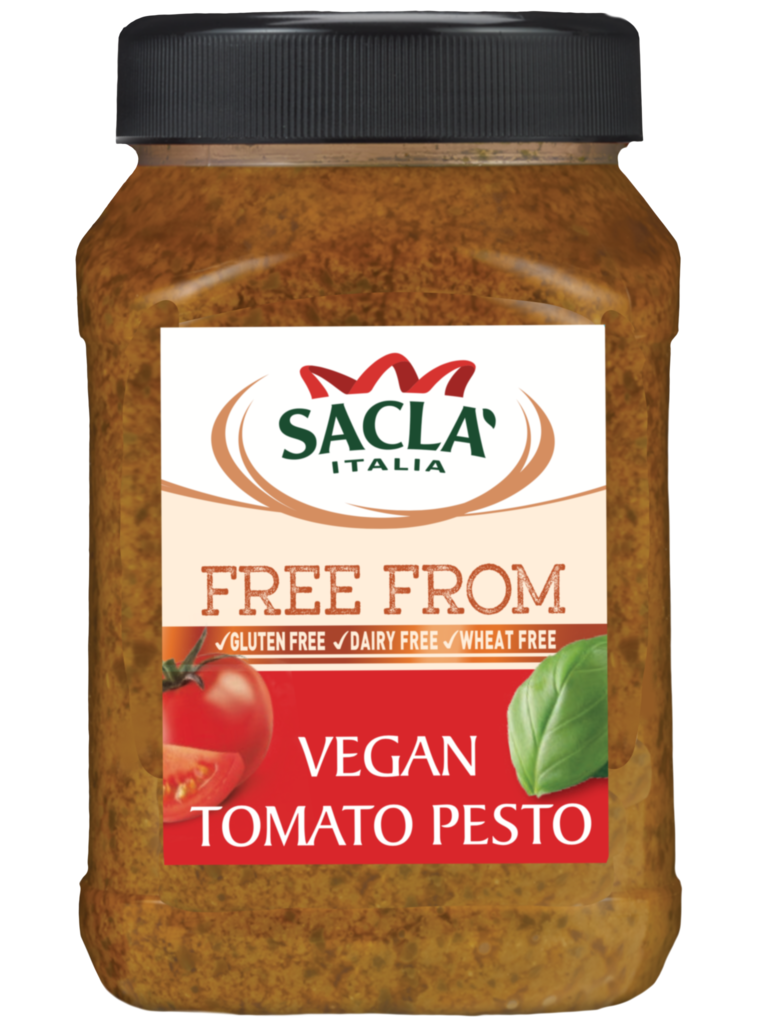 Pesto rajčatové s tofu VEGAN Free From Sacla 950g